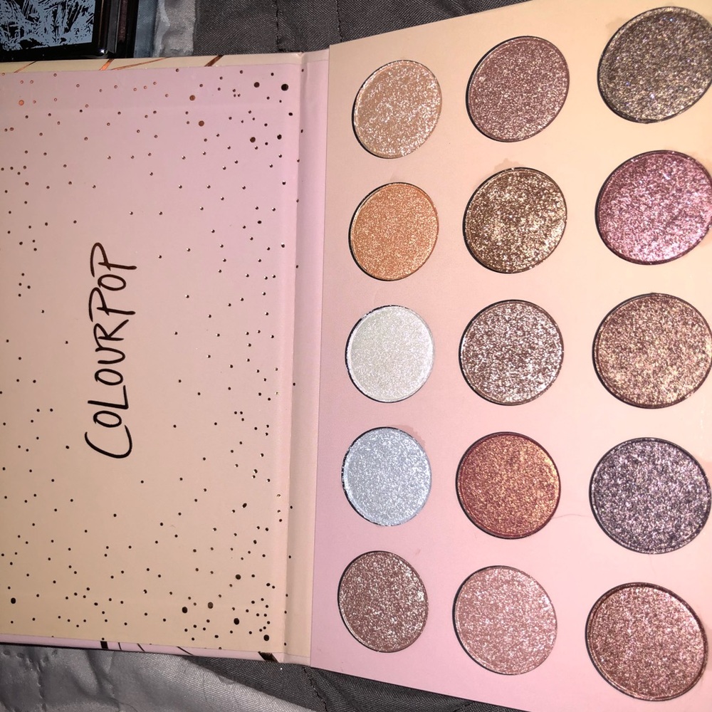Golden state of mind colourpop eyeshadow palette